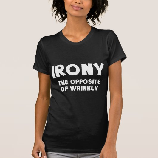 IJZERIJ het tegenovergestelde van rimpelig T-shirt (Voorkant)