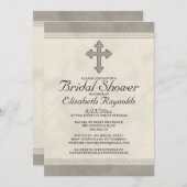 IJzerkruis Bridal Shower-uitnodigingen Kaart (Voorkant / Achterkant)