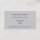 Ijzermetalen rooster constructie visitekaartje (Achterkant)