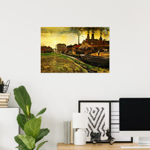IJzermolen in Den Haag door Vincent van Gogh Poster