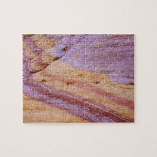IJzeroxiden kleuren een zandsteenformatie Legpuzzel