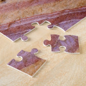 IJzeroxiden kleuren een zandsteenformatie Legpuzzel (Zijkant)