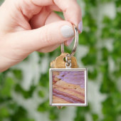 IJzeroxiden kleuren een zandsteenformatie Sleutelhanger (Hand)