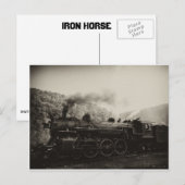 IJzerpaard Briefkaart (Voorkant / Achterkant)