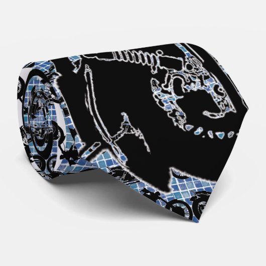 IJzerpaard Stropdas (Opgerold)