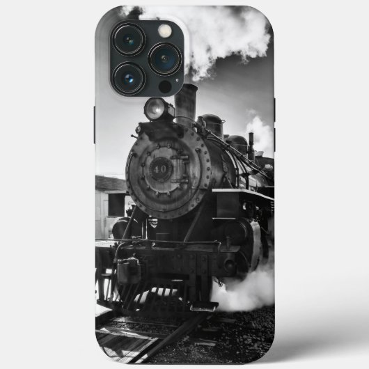 IJzerpaarden - Antiek stoomtrein Hoesje-Mate iPhon Case-Mate iPhone Case (Achterkant)