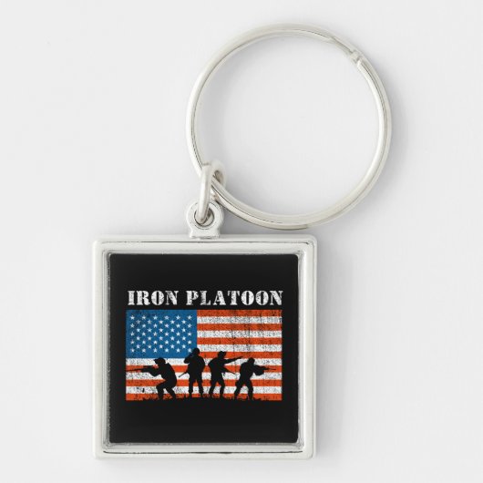 ijzerpeloton sleutelhanger (Voorkant)