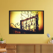 IJzerplaat ontwerp Canvas Afdruk (Insitu (Woonkamer))