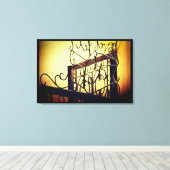 IJzerplaat ontwerp Canvas Afdruk (Insitu (Houten vloer))