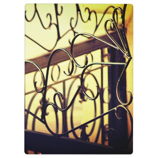 IJzerplaat ontwerp Klembord (Achterkant)