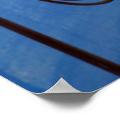 IJzerpoortpatroon in blauw, Cuba Poster (Hoek)