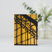 IJzerpoortpatroon in geel, Cuba Briefkaart (Staand voorkant)