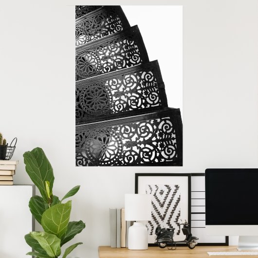 IJzerstairs Poster (Thuiskantoor)