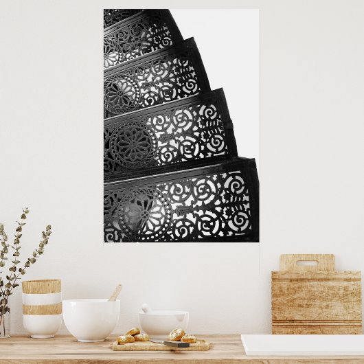 IJzerstairs Poster (Keuken)