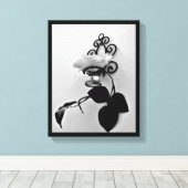 IJzerventilator Sconce Canvas Afdruk (Insitu (Houten vloer))