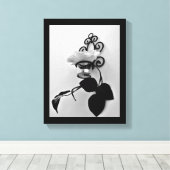 IJzerventilator Sconce Canvas Afdruk (Insitu (Houten vloer))