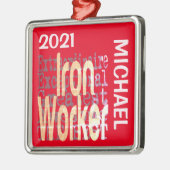 IJzerwerker Extraordinaire CUSTOM Metalen Ornament (Links)