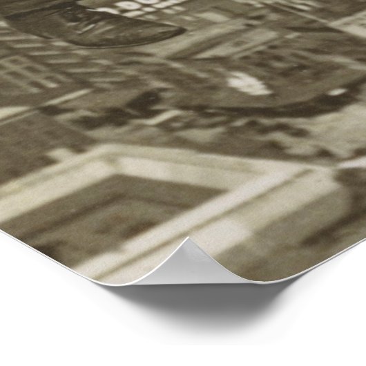 IJzerwerkers  NYC Building Skyscraper Poster (Hoek)