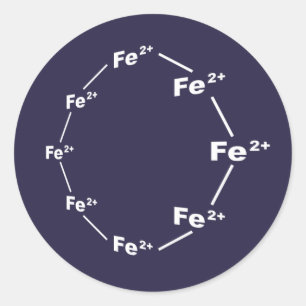 IJzerwiel Ronde Sticker