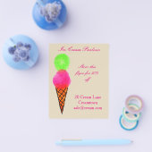 IJzerwinkel Ice crème-predikant Flyer (Enkel)