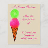 IJzerwinkel Ice crème-predikant Flyer (Voorkant)