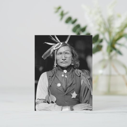 IJzerwit Man: 1900 Briefkaart (Staand voorkant)