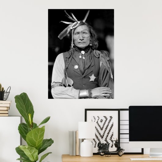 IJzerwit Man: 1900 Poster (Thuiskantoor)