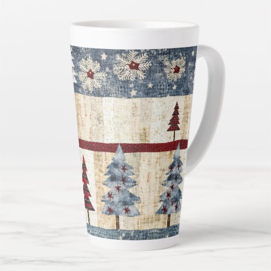 ijzig bos latte mok (Rechterhoek)