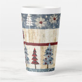 ijzig bos latte mok (Voorkant)