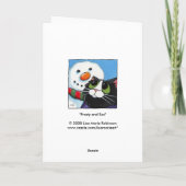 Ijzig en Sox - de Kaart van de Kat van Kerstmis (Achterkant)