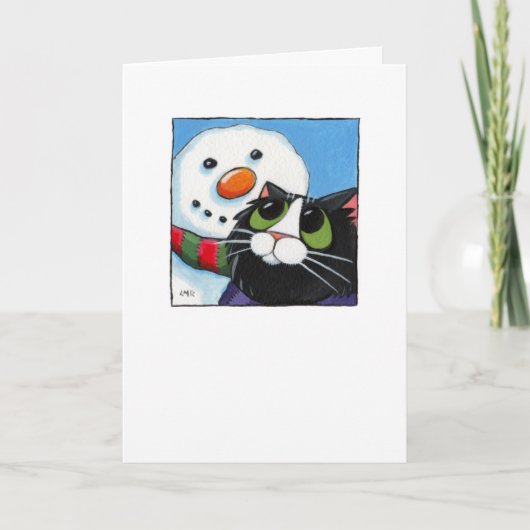 Ijzig en Sox - de Kaart van de Kat van Kerstmis (Voorkant)