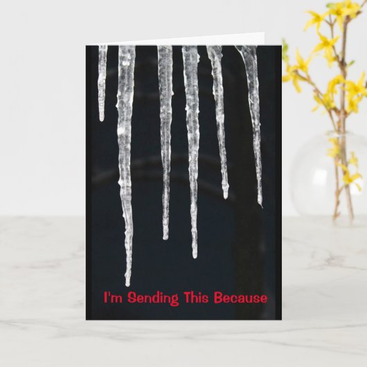 IJZIG is het Uw Verjaardag! Kaart (Gele Bloem)