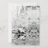 IJzige bomen in West Fork Feestdagenkaart (Voorkant)