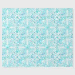 ijzige bomen winterinpakpapier cadeaupapier