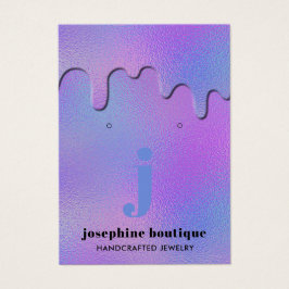 IJzige Folie maakt Monogram aantrekkelijk voor bee Visitekaartje