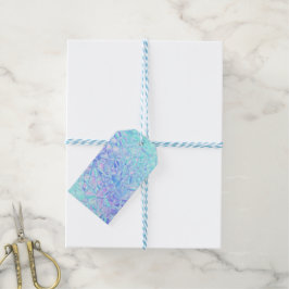 ijzige iridescentie : cadeaulabel
