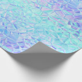 ijzige iridescentie : cadeaupapier (Hoek)
