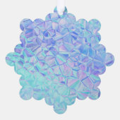 ijzige iridescentie : ornament kaart (Achterkant)