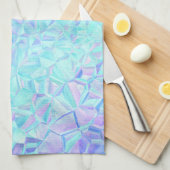 ijzige iridescentie : theedoek (Quarter Fold)