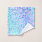 ijzige iriserende werking : bad handdoek (Wasdoekje)