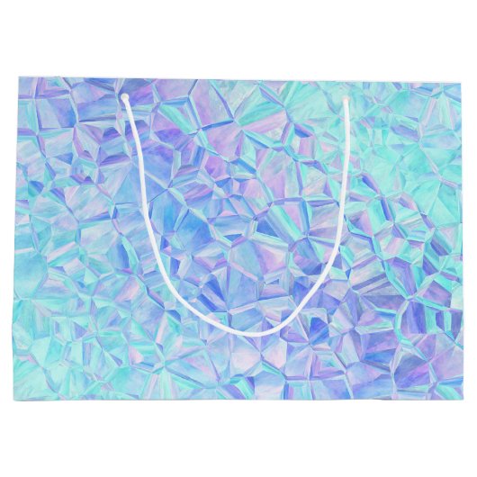 ijzige iriserende werking : groot cadeauzakje (Achterkant)