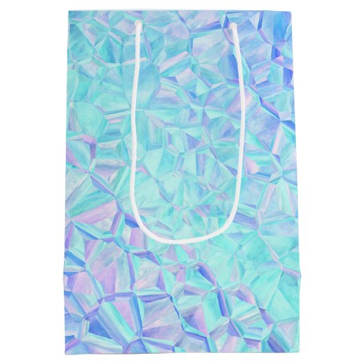 ijzige iriserende werking : medium cadeauzakje (Achterkant)