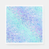 ijzige iriserende werking : servet (Voorkant)