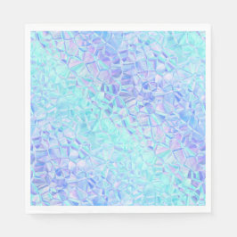 ijzige iriserende werking : servet