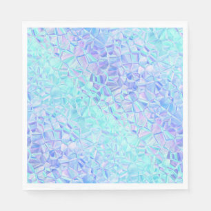 ijzige iriserende werking : servet