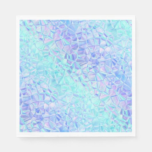 ijzige iriserende werking : servet (Voorkant)