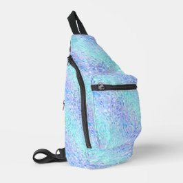 ijzige iriserende werking : sling bag