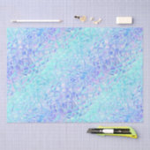 ijzige iriserende werking : tissuepapier (Craft)