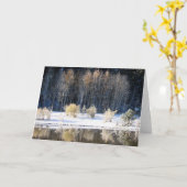 Ijzige ochtend kaart (Gele Bloem)