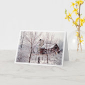 Ijzige Scène Kaart (Gele Bloem)